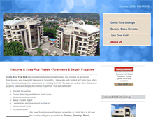 Tablet Screenshot of costaricafiresale.com